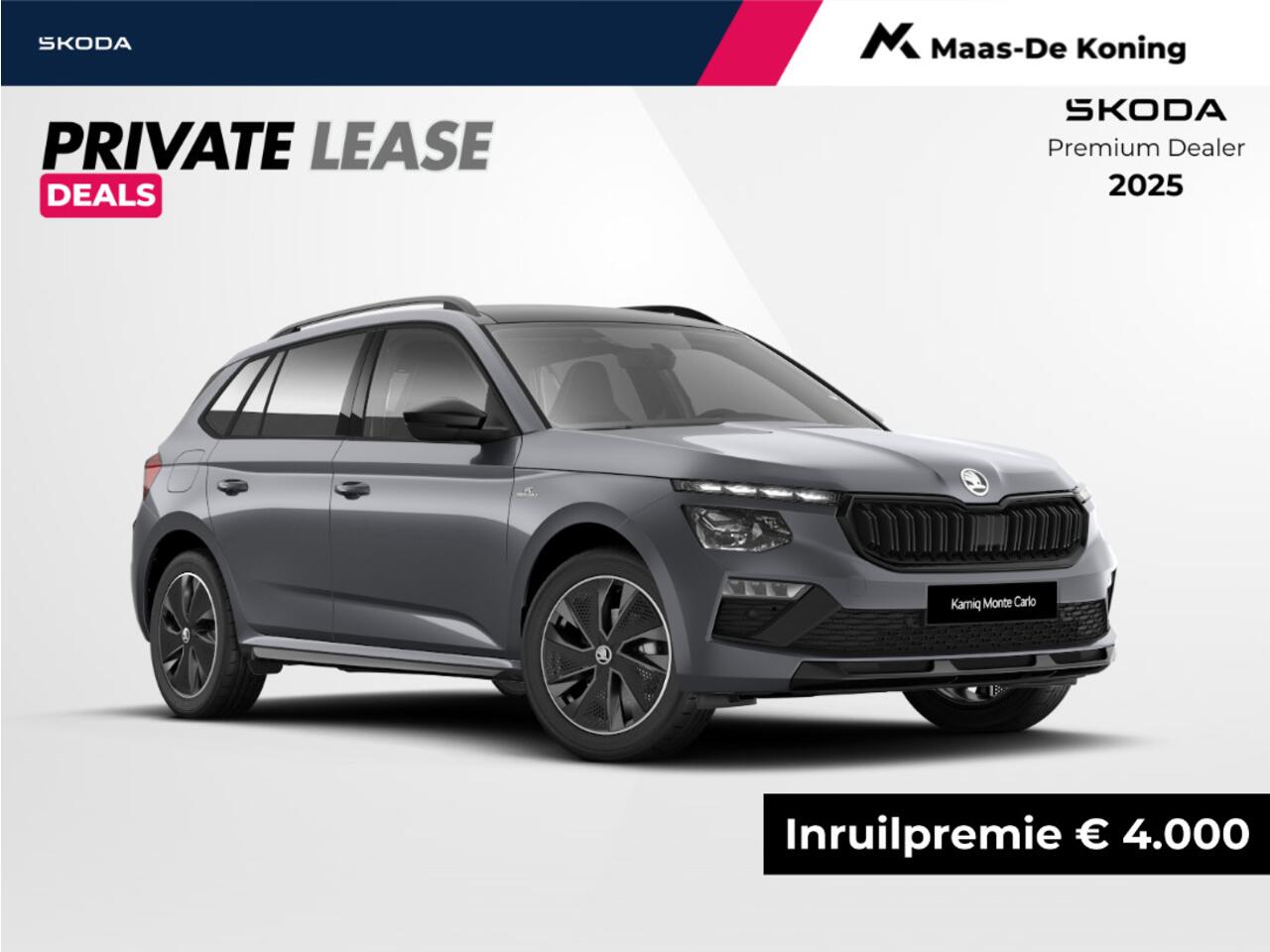 Skoda Kamiq Monte Carlo 1.0 TSI 85 kW / 115 PK SUV 6 versn. Ha nd geschakeld | Metallic Lak | Winterpakket | 3000,- inruilvoordeel!!