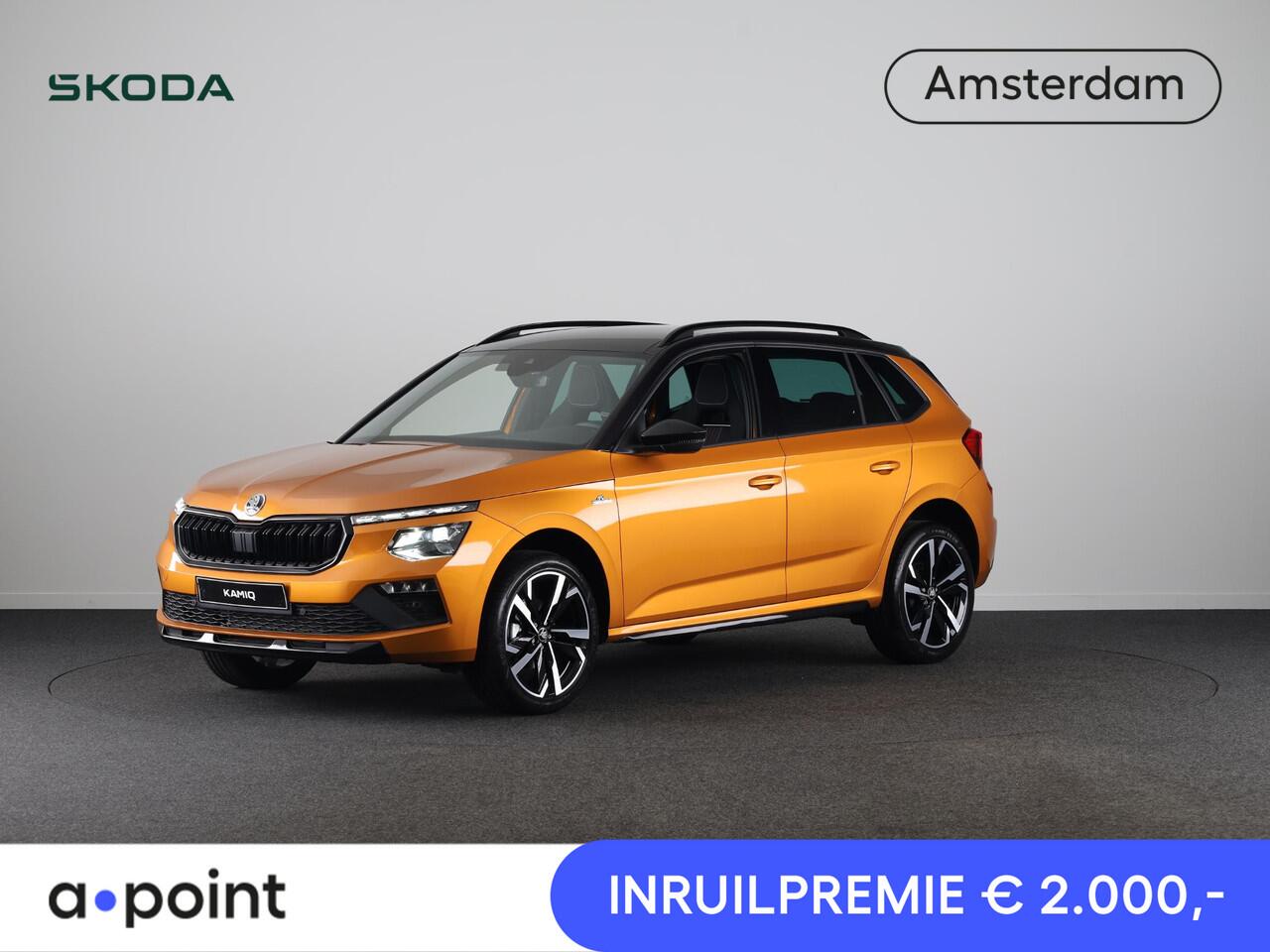 Skoda Kamiq Monte Carlo 1.0 TSI 115 pk 7 versn. DSG | 18 inch | Blind Spot | Navigatie | Adaptive Cruise | Panoramadak | Stoelverwarming |