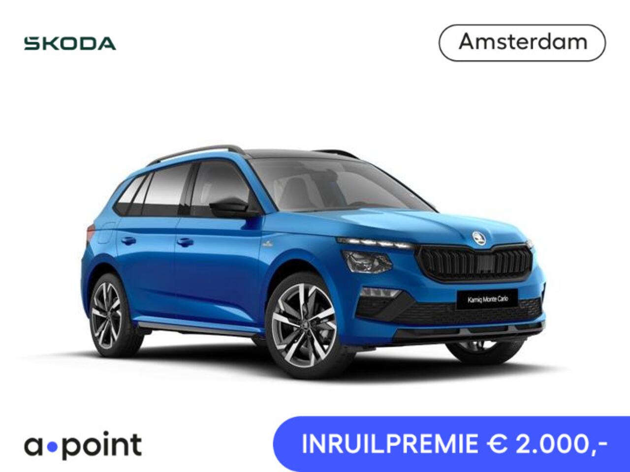 Skoda Kamiq Monte Carlo 1.0 TSI 115 pk 7 versn. DSG | Travel Assist Plus | Winter Pakket | 18 inch lichtmetalen velgen