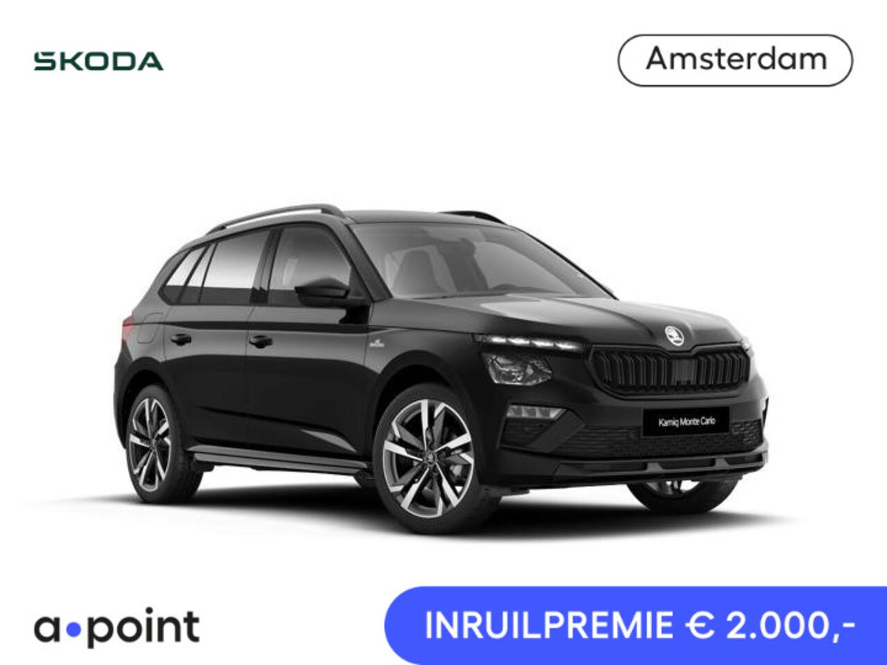 Skoda Kamiq Monte Carlo 1.0 TSI 115 pk 6 versn. Hand | Wegklapbare trekhaak | Winter Pakket | 18 inch lichtmetalen velgen