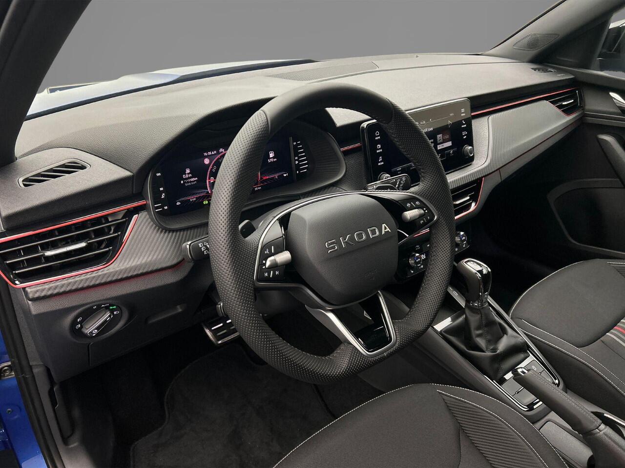 Skoda Kamiq Monte Carlo 1.0 TSI 115pk DSG Automaat Panoramadak, Adaptive cruise control, LED matrix koplampen, Achteruitrijcamera, Stoelverwarming, Parkeersensoren, Elektrische achterklep