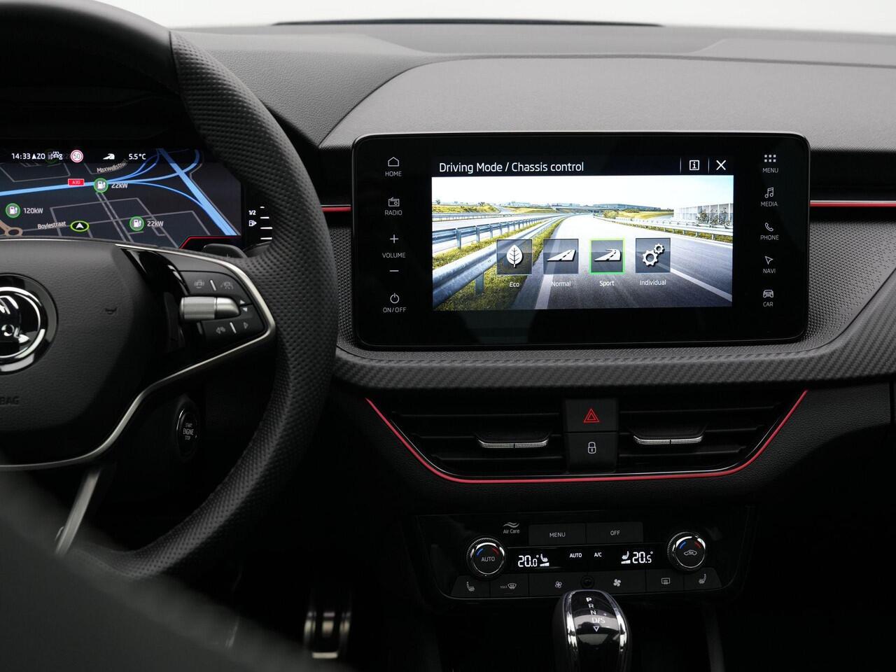 Skoda Kamiq 1.0 TSI 115 pk DSG Monte Carlo | Panoramadak | Adaptief onderstel | Matrix LED | Stuur-/stoelverwarming | Achteruitrijcamera