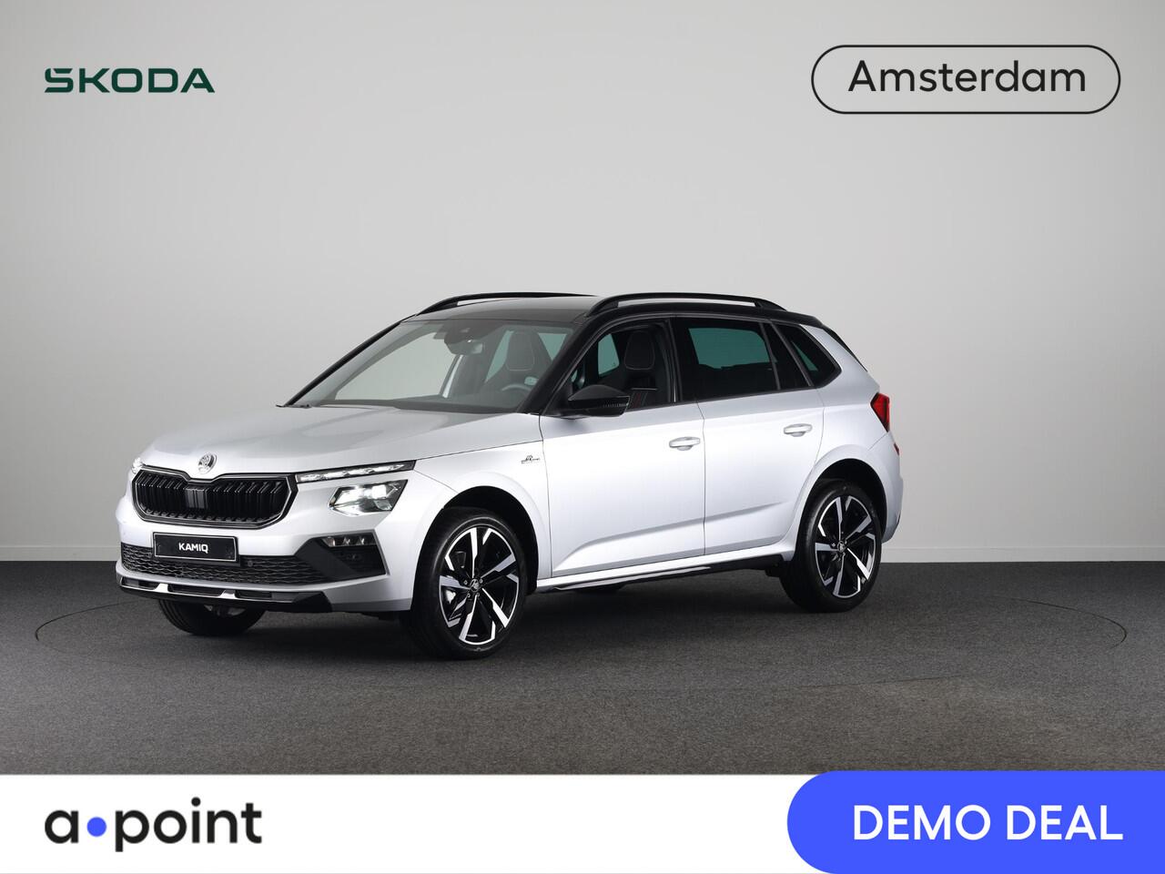 Skoda Kamiq Monte Carlo 1.0 TSI 115 pk 7 versn. DSG | Navigatie Pakket | Travel Assist Plus | Wegklapbare trekhaak | Winter Pakket | Charging | 18 inch lichtmetalen velgen
