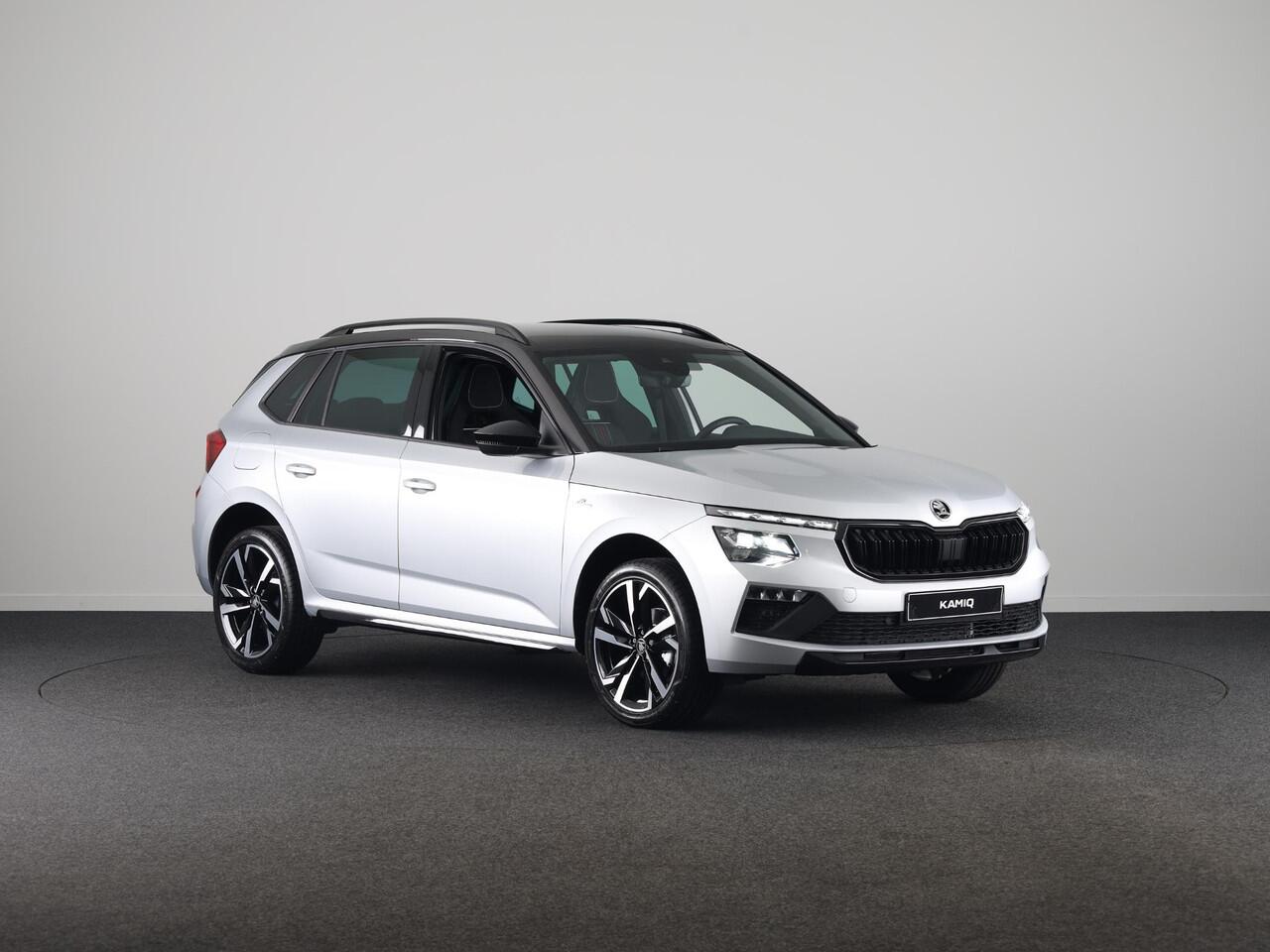 Skoda Kamiq Monte Carlo 1.0 TSI 115 pk 7 versn. DSG | Navigatie Pakket | Travel Assist Plus | Wegklapbare trekhaak | Winter Pakket | Charging | 18 inch lichtmetalen velgen