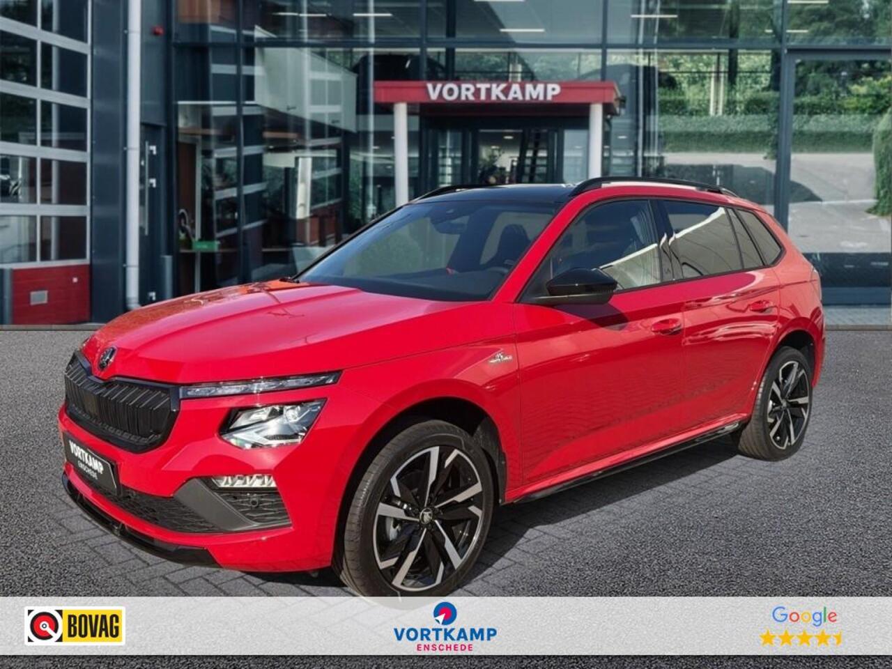 Skoda Kamiq 1.0 TSI MONTE CARLO TREKHAAK/GLASDAK/CAMERA/CRUISE/STOEL+STUURVERW
