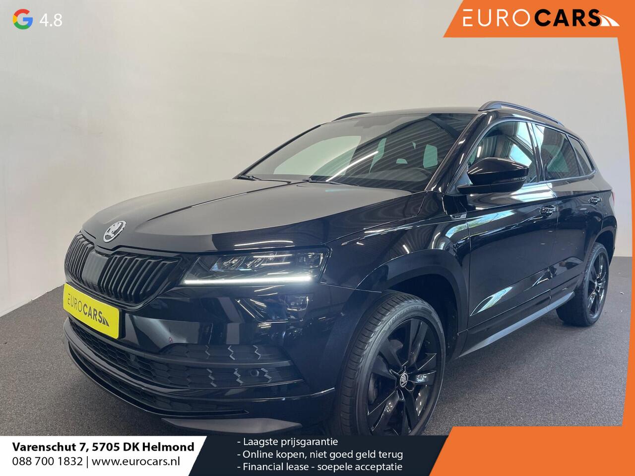 Skoda Karoq 1.5 TSI DSG Sportline Navigatie Apple Carplay/Android Auto Camera Parkeersensoren Cruise Control Elektrische achterklep Stoelverwarming Virtual Cockpit Climate Control Lichtmetalen velgen
