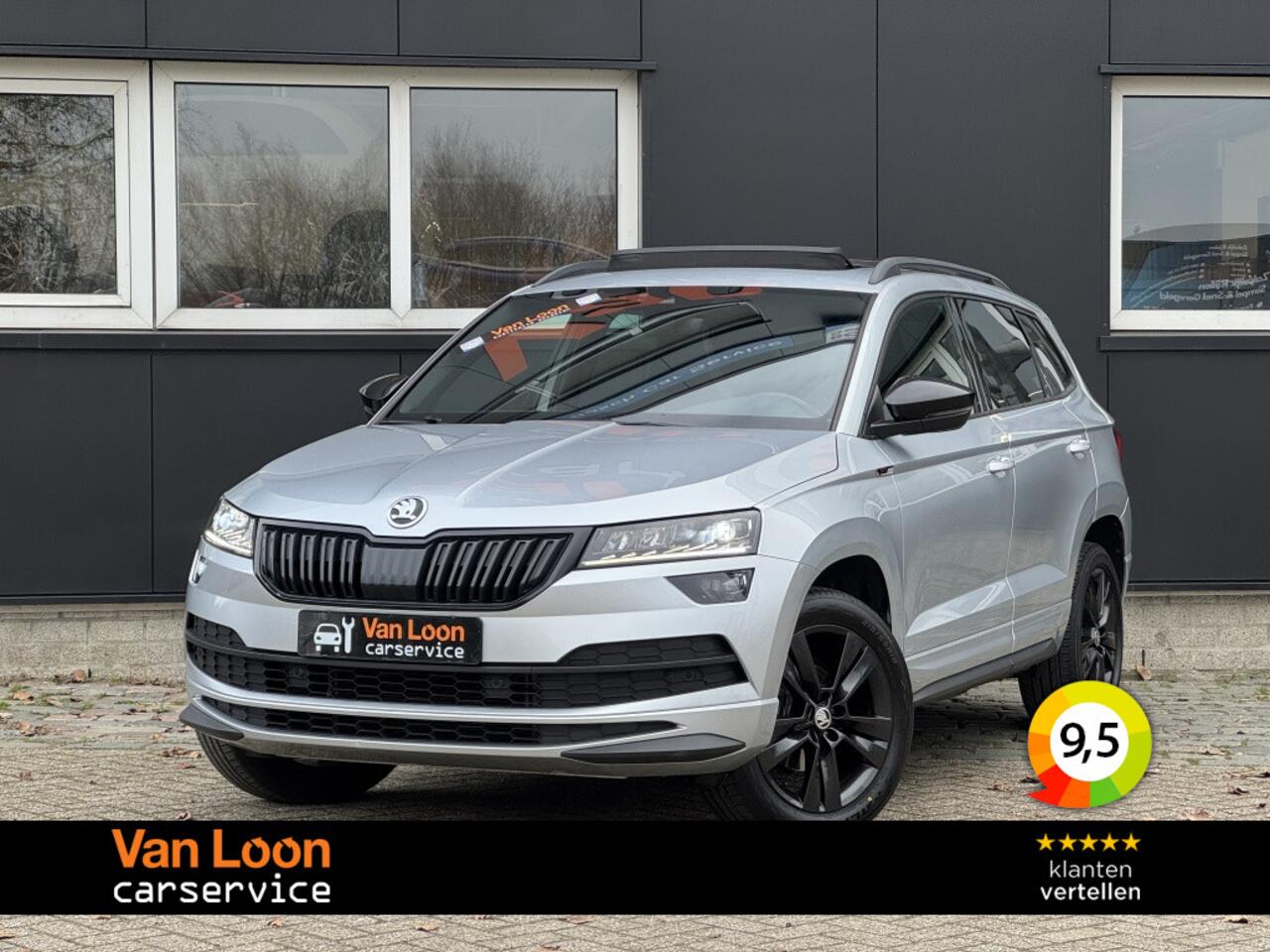 Skoda Karoq 1.5TSI Sportline Aut./Elek thaak/Panodak/Verw stoel+voorruit/Vir