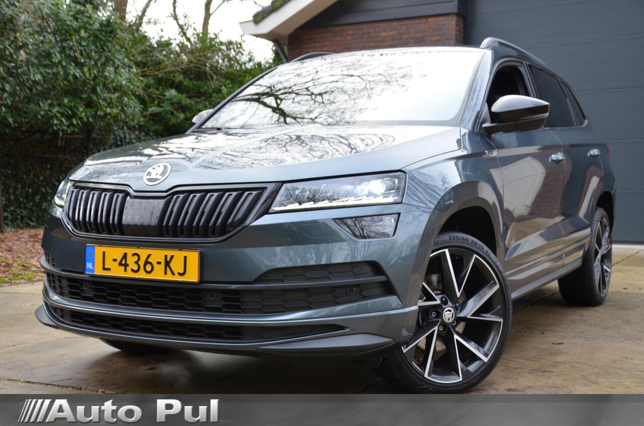 Skoda Karoq 1.5 TSI ACT Sportline Business Automaat/Navi/Led/Pdc/Ecc/Stoel & stuurverwarming/Virtual Cockpit/Achteruitrijcamera/Cr-Control adaptief/Privacy-Glass/wegklapbare Trekhaak