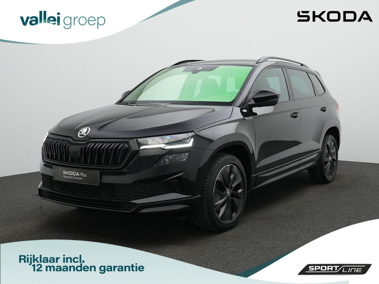 Skoda Karoq 1.5 TSI ACT 150 pk DSG Sportline | Adaptief onderstel | Stuur-/achterbankverwarming | Matrix LED | Keyless