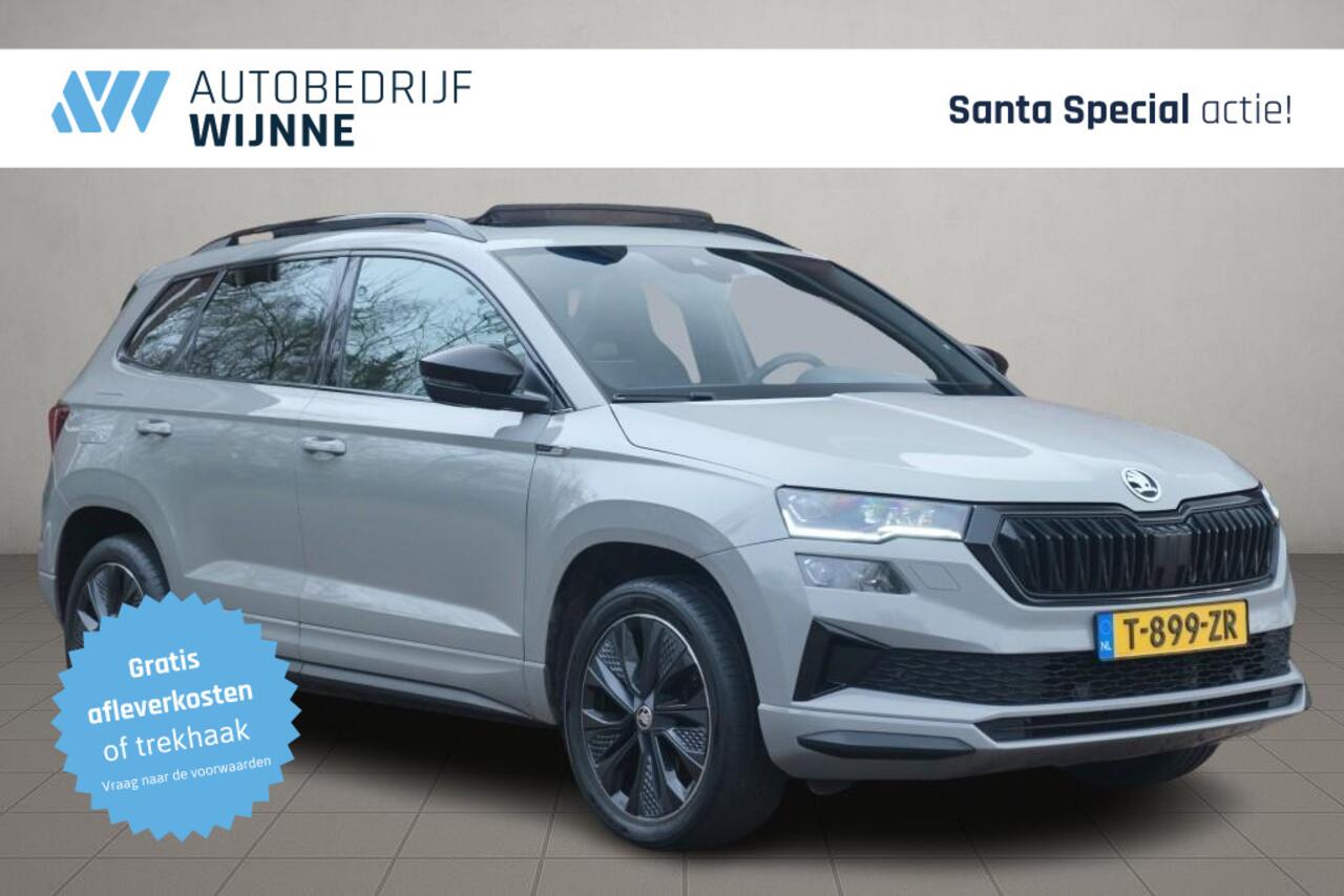 Skoda Karoq 1.5 TSi 150pk DSG Sportline Business | Navi | App Connect | Climate | Adaptive Cruise | Panoramadak | Keyless | Camera | Trekhaak