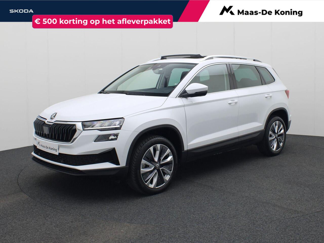 Skoda Karoq 1.5TSI/150PK DSG Business Edition · Panoramadak · Parkeersensoren + Camera · App-Connect · Garantie t/m 25-03-2028 of 60.000km