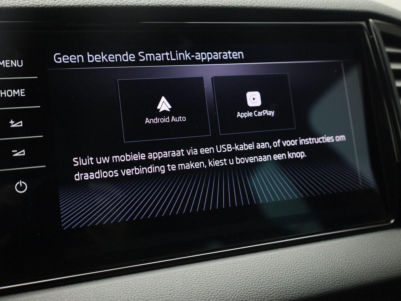 Skoda Karoq 1.5TSI/150PK ACT Sportline DSG · Navigatie · Trekhaak · Apple/Android Car Play · Camera · Garantie tot maart 2029 of 60000km.