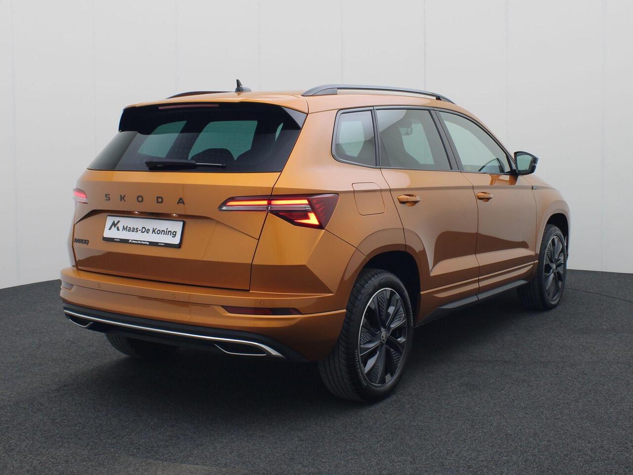 Skoda Karoq 1.5TSI/150PK ACT Sportline DSG · Navigatie · Trekhaak · Apple/Android Car Play · Camera · Einde garantie 11-03-2029 of 60000km.