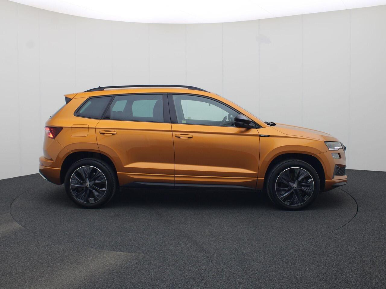 Skoda Karoq 1.5TSI/150PK ACT Sportline DSG · Navigatie · Trekhaak · Apple/Android Car Play · Camera · Einde garantie 11-03-2029 of 60000km.