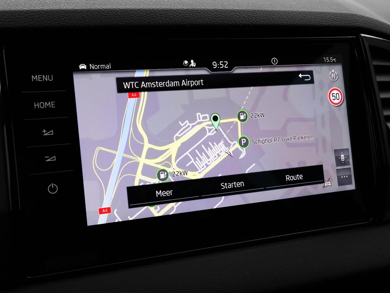 Skoda Karoq 1.5TSI/150PK DSG ACT Sportline · Camera · Elek. Trekhaak · Elek. Achterklep · Apple/Android Car Play · Navigatie · 18'' Inch · Garantie t/m 27-02-2029 of 60.000km