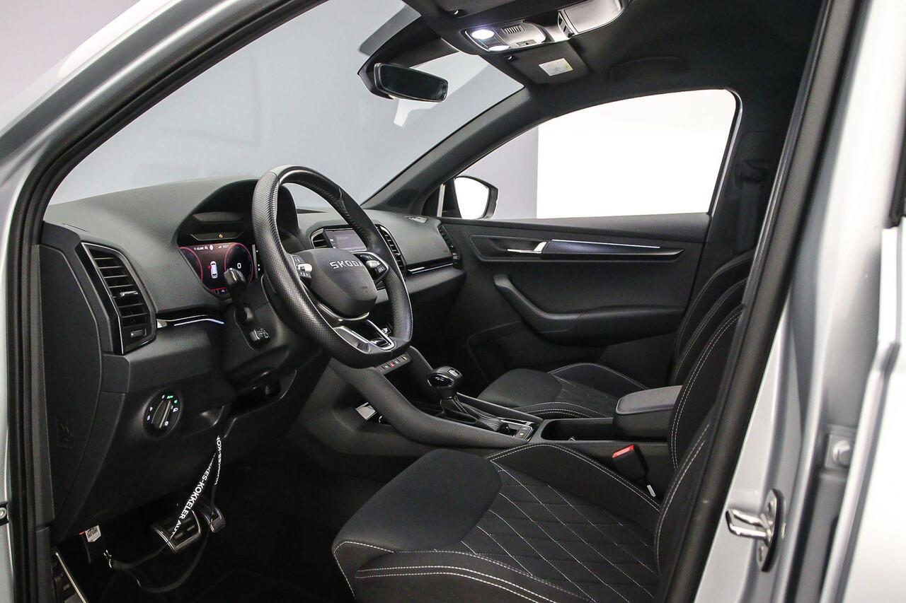 Skoda Karoq Sportline Business 1.5 TSI 150pk DSG Automaat Trekhaak, Adaptive cruise control, Achteruitrijcamera, Elektrische achterklep, Navigatie, LED matrix koplampen