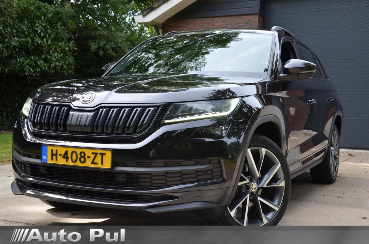 Skoda Kodiaq 1.5 TSI Sportline Business Navi/Led/Ecc/Pdc/Achteruitrij-camera/Half-Leer/Privacy-Glass/Cruise control adaptief/Elektrisch verstelb./Trekhaak-Wegklapbaar/ bestuurdersstoel met geheugen/Virtual Cockpit