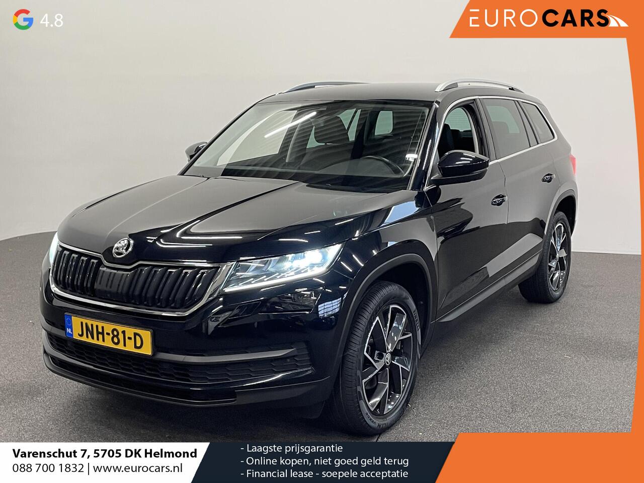 Skoda Kodiaq 1.5 TSI Sportline Business Airco ECC Navi Carplay 19" LM Velgen Leder/Alcantara PDC VA+ 360 Camera Stoelverwarming voor & achter