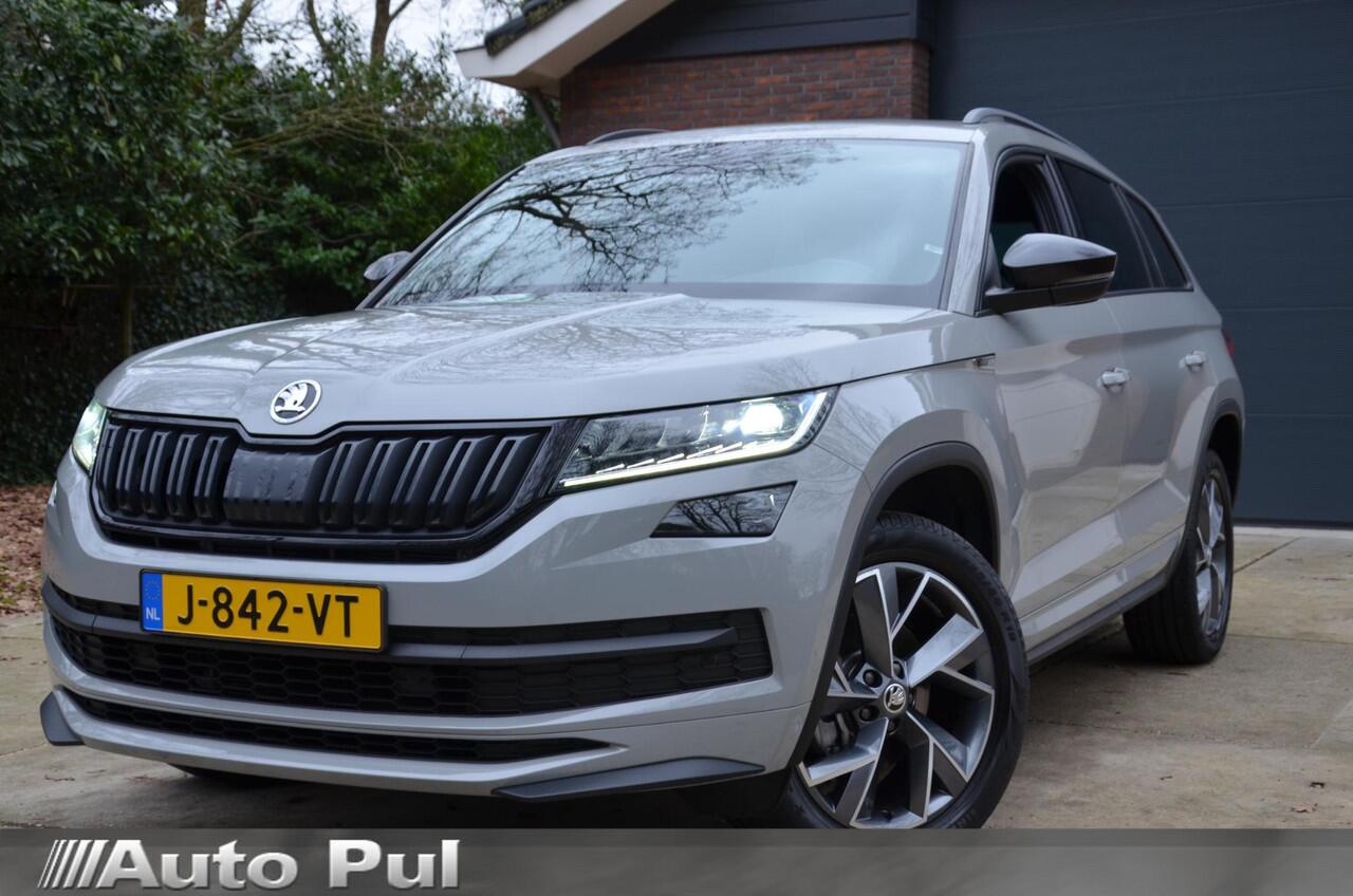 Skoda Kodiaq 1.5 TSI Sportline Business 7 Persoons Navi/Led/Ecc/Pdc/Stoel &Stuurverwarming/Achteruitrij-camera/Half-Leer/Privacy-Glass/Cruise control adaptief/Trekhaak-Afnb/Elektrisch Verstel bestuurdersstoel met geheugen/Virtual Cockpit