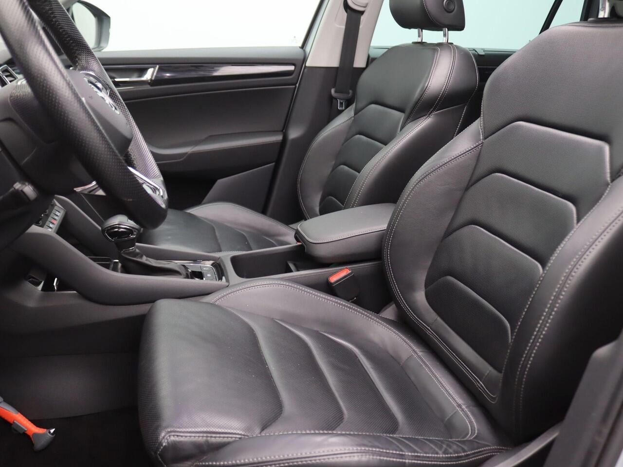 Skoda Kodiaq 1.5 TSI Business Edition Plus 7p. 150PK DSG Pano-Schuifdak, Leder, Stoelkoeling, Memorystoelen, Stoelverwarming, Digital Cockpit, Keyless, Virtual Pedal, 18" LM Velgen