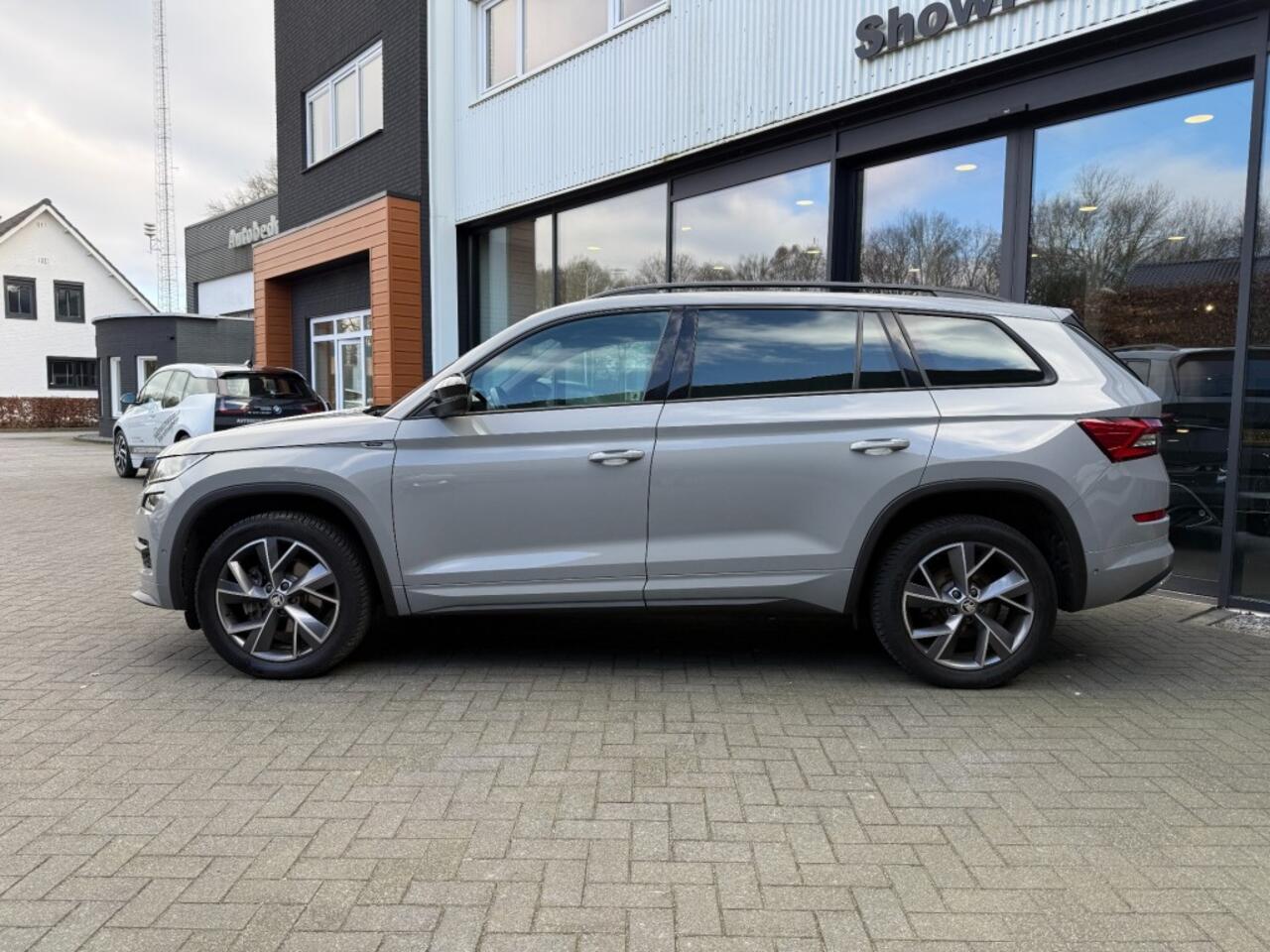 Skoda Kodiaq 1.5 TSI SportLine 7-pers,Pano,Leer/Alcant,LED,Memory,Trekhk,Stoelverw,BLIS,
