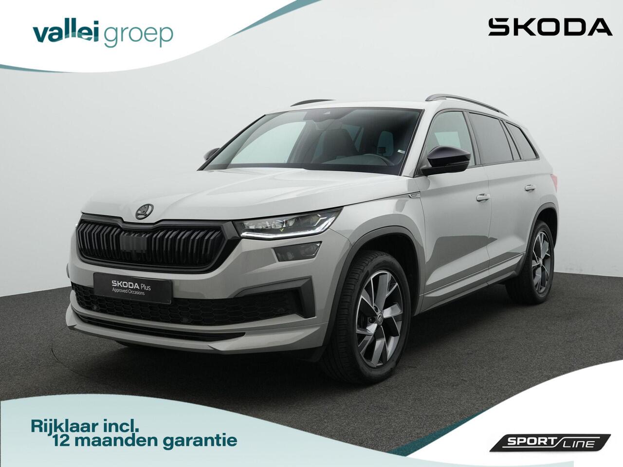 Skoda Kodiaq 1.5 TSI 150 pk DSG Sportline Business | Geheugenstoel | Leder/alcantara | Matrix LED | Achteruitrijcamera | Navigatie
