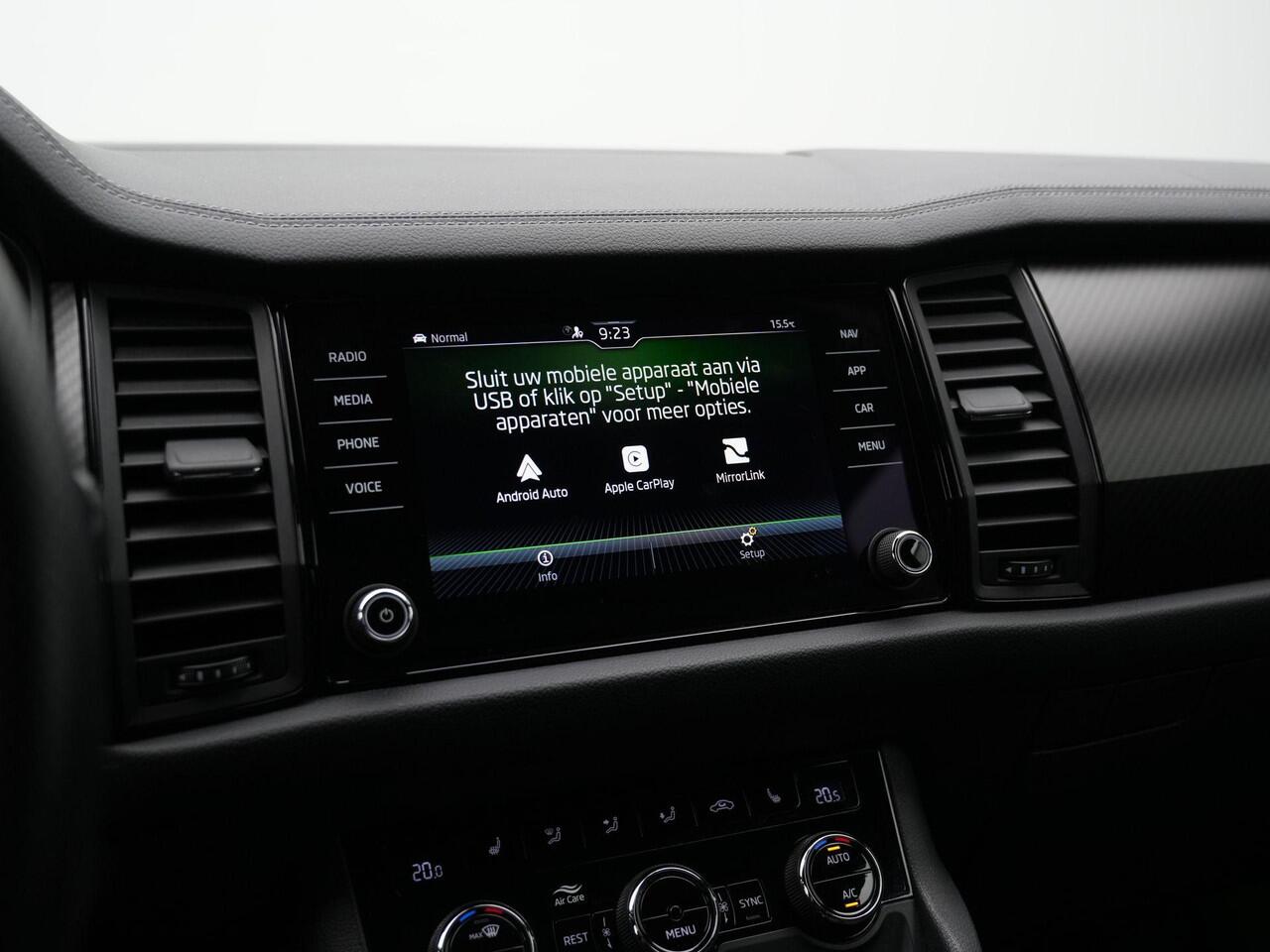 Skoda Kodiaq 1.5 TSI 150 pk DSG Sportline Business | Geheugenstoel | Leder/alcantara | Matrix LED | Achteruitrijcamera | Navigatie