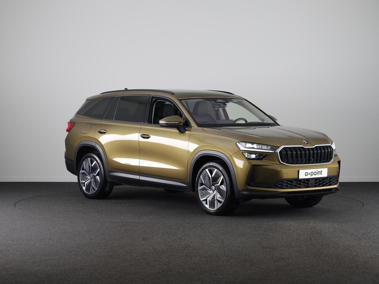 Skoda Kodiaq 1.5 TSI PHEV Business Edition 204 pk Automaat (DSG) | Verlengde garantie | Navigatie | Trekhaak (wegklapbaar) | Parkeersensoren | Achteruitrijcamera | Lederen bekleding | Stoelverwarming v/a |