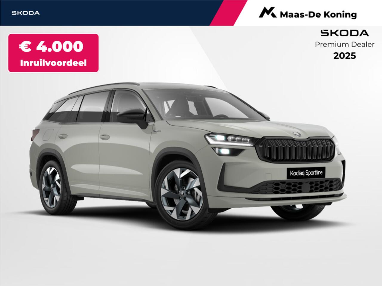 Skoda Kodiaq Sportline Business 1.5 TSI PHEV 150 kW / 204 PK SU V | Panorama dak | Trekhaak wegklapbaar | Comfort pakket | 4000 inruilpremie!!
