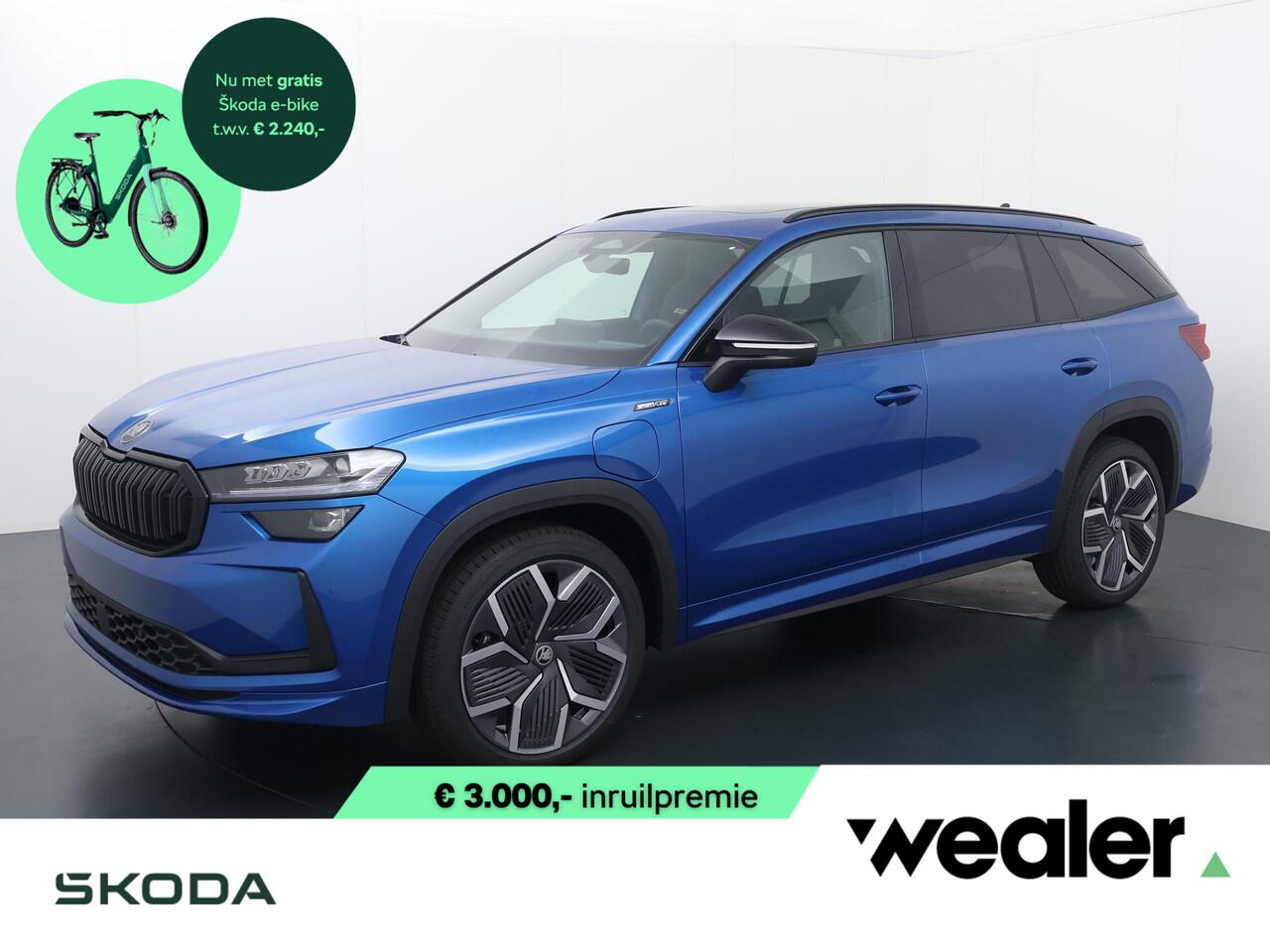 Skoda Kodiaq Sportline Business 1.5 TSI PHEV 204 PK GRATIS E-BIKE | Trekhaak | Panorama dak | 20" lichtmetalen velgen |