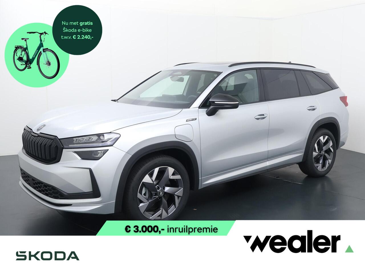 Skoda Kodiaq Sportline Business 1.5 TSI PHEV 204 PK GRATIS E-BIKE | Trekhaak | Panorama dak | 19" lichtmetalen velgen |