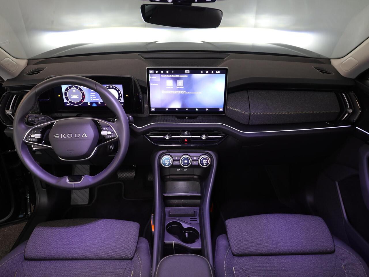 Skoda Kodiaq 1.5 TSI MHEV Business Edition 7p. 150 pk Automaat (DSG) | 7-Persoons | Verlengde garantie | Navigatie | Trekhaak (wegklapbaar) | Parkeersensoren | Achteruitrijcamera | Matrix LED koplampen |