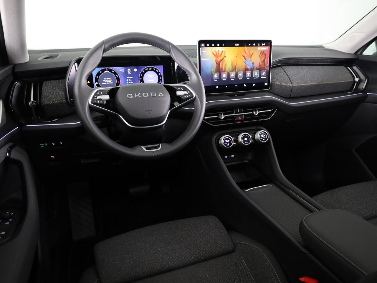 Skoda Kodiaq 1.5 TSI MHEV Business Edition 7p. 150 pk Automaat (DSG) | 7-Persoons | Panoramadak | Led Matrix | Trekhaak (wegklapbaar) | Adaptive Cruise | Dode hoek sensoren | Elek. stoel