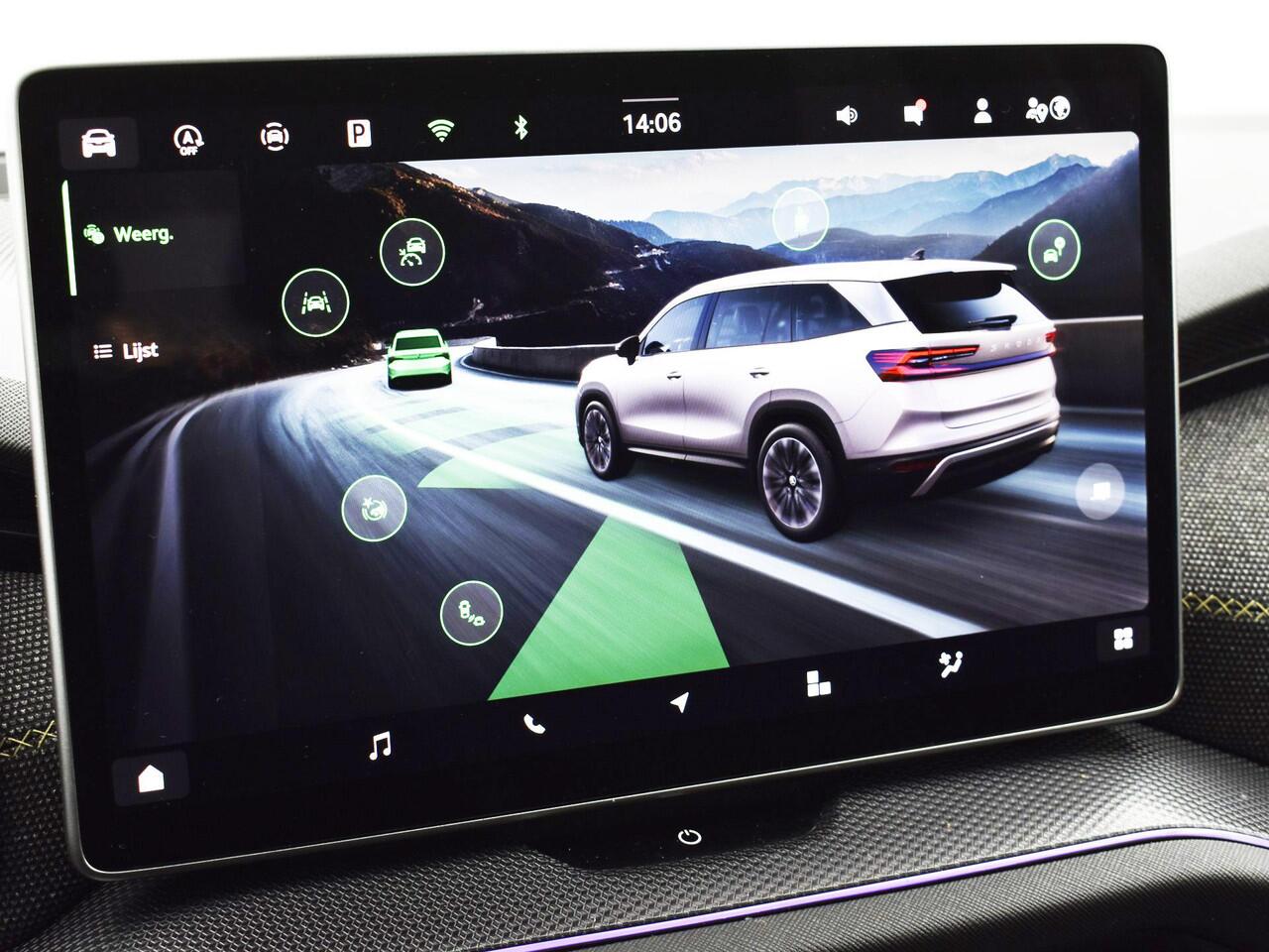 Skoda Kodiaq 1.5 TSI 150pk DSG MHEV Business Edition 7p. · Apple/Android Car Play · Camera · Elek. Trekhaak · Elek. Achterklep · Elek. Bestuurdersstoel · 19'' Inch · Garantie t/m 01-07-2029 of 100.000km