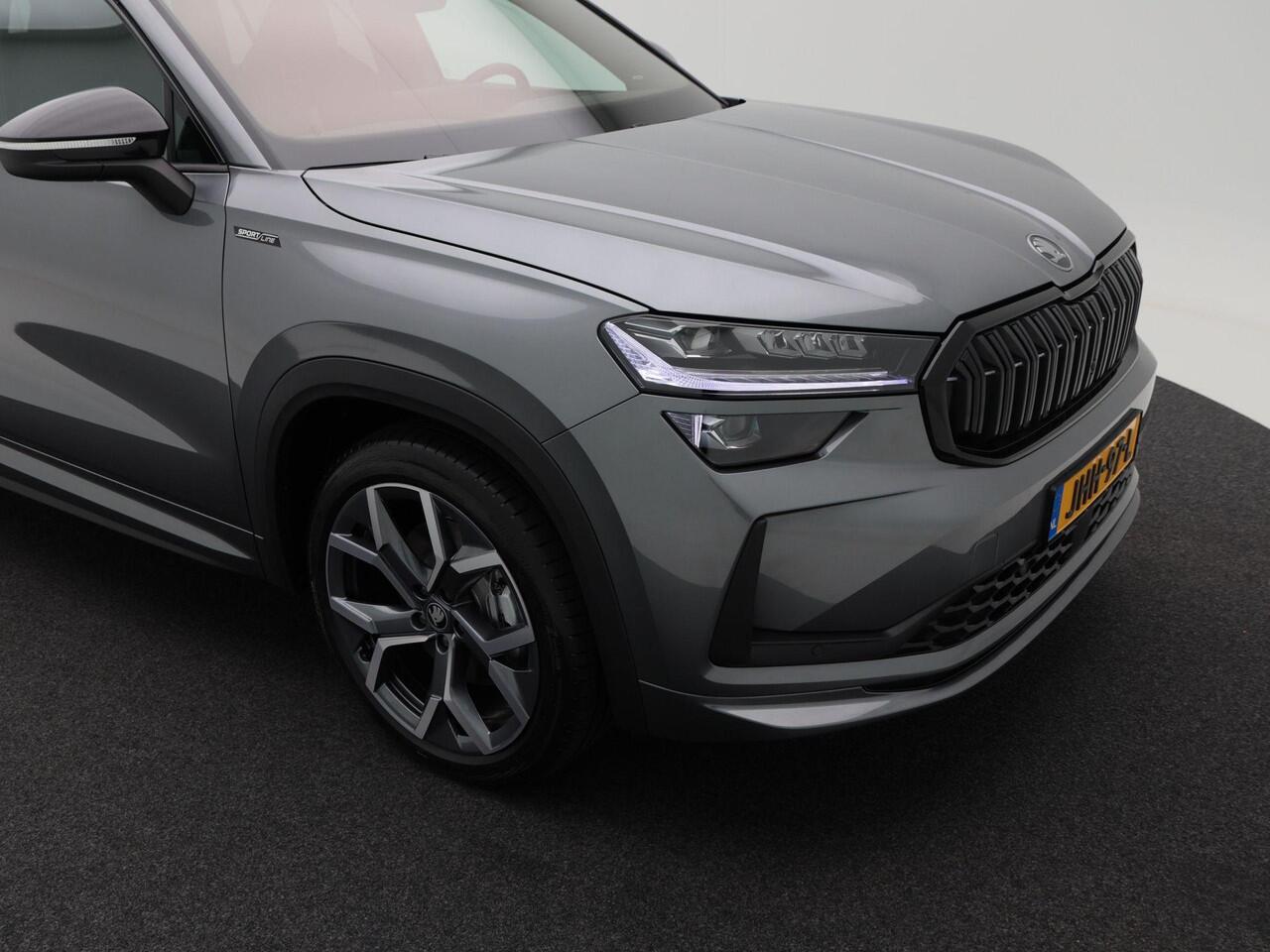 Skoda Kodiaq 1.5 TSi 204 Pk Automaat PHEV Sportline Business | Panoramadak | Elektrische Stoelen met Geheugen | Canton Audio | Trekhaak | CarPlay | LED | 20 Inch | 14 Km!!