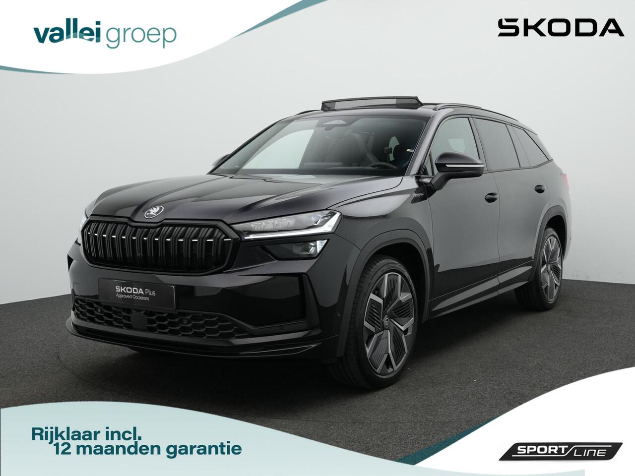 Skoda Kodiaq 7 pers. 1.5 TSI MHEV 150 pk DSG Sportline Business | Panoramadak | Geheugenstoelen | Head-up display | Matrix LED | Rondomzicht camera | Canton | Stuur-/achterbankverwarming