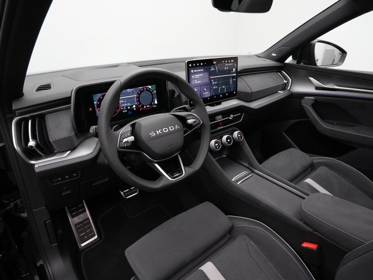 Skoda Kodiaq 7 pers. 1.5 TSI MHEV 150 pk DSG Sportline Business | Panoramadak | Geheugenstoelen | Head-up display | Matrix LED | Rondomzicht camera | Canton | Stuur-/achterbankverwarming