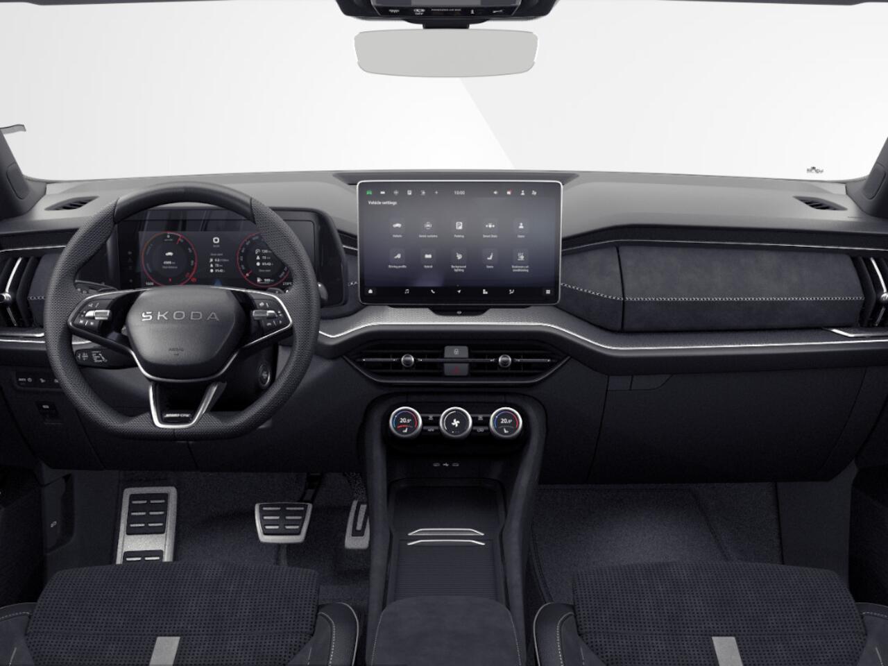 Skoda Kodiaq Sportline Business 1.5 TSI PHEV 150 kW / 204 PK SU V | Trekhaak wegklapbaar | Steel Grey | 4000,- inruilvoordeel!!