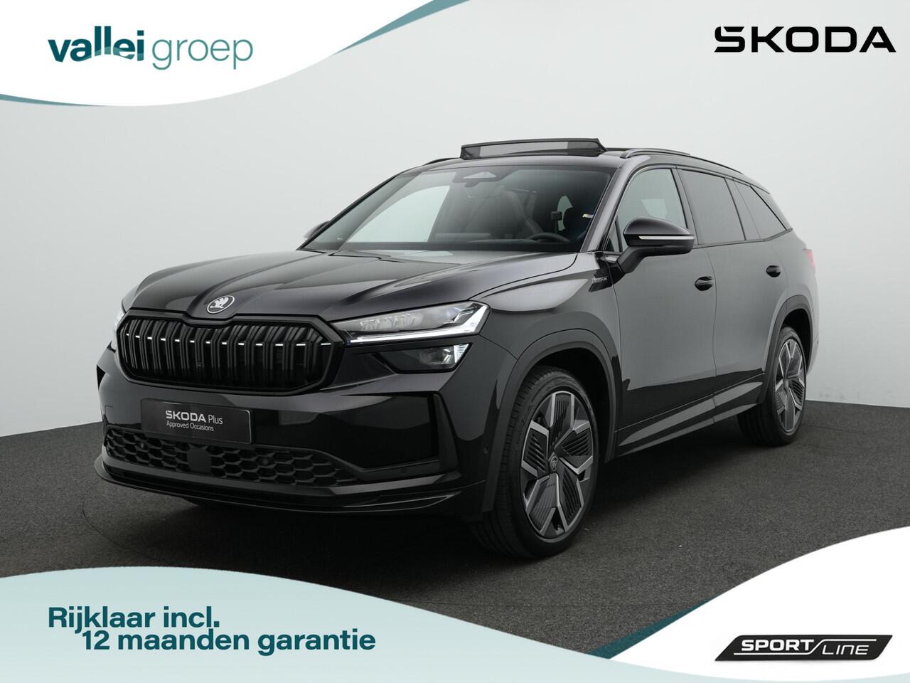 Skoda Kodiaq 7 pers. 1.5 TSI MHEV 150 pk DSG Sportline | Panoramadak | Geheugenstoelen | Head-up display | Matrix LED | Rondomzicht camera | Canton | Stuur-/achterbankverwarming