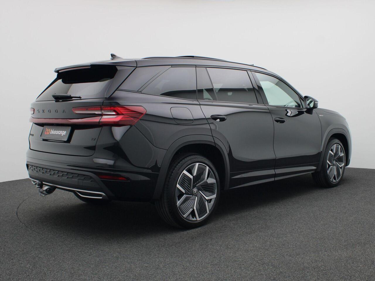 Skoda Kodiaq 1.5 TSI PHEV Sportline Business 204PK DSG matrix led, trekhaak, Canton sound, adaptive cruise, side assist, schuif-kanteldak, stoelverwarming voor & achter, stuurwielverwarming, keyless, alarm, 20" lichtmetaal