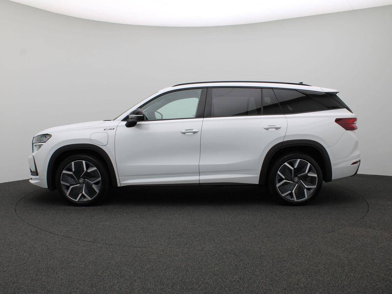 Skoda Kodiaq 1.5 TSI PHEV Sportline Business 204PK DSG Matrix-LED Verlichting, Alarm, Winterpakket, Trekhaak, 20" LM Velgen, Side Assist, Navi, Keyless, Memorystoel