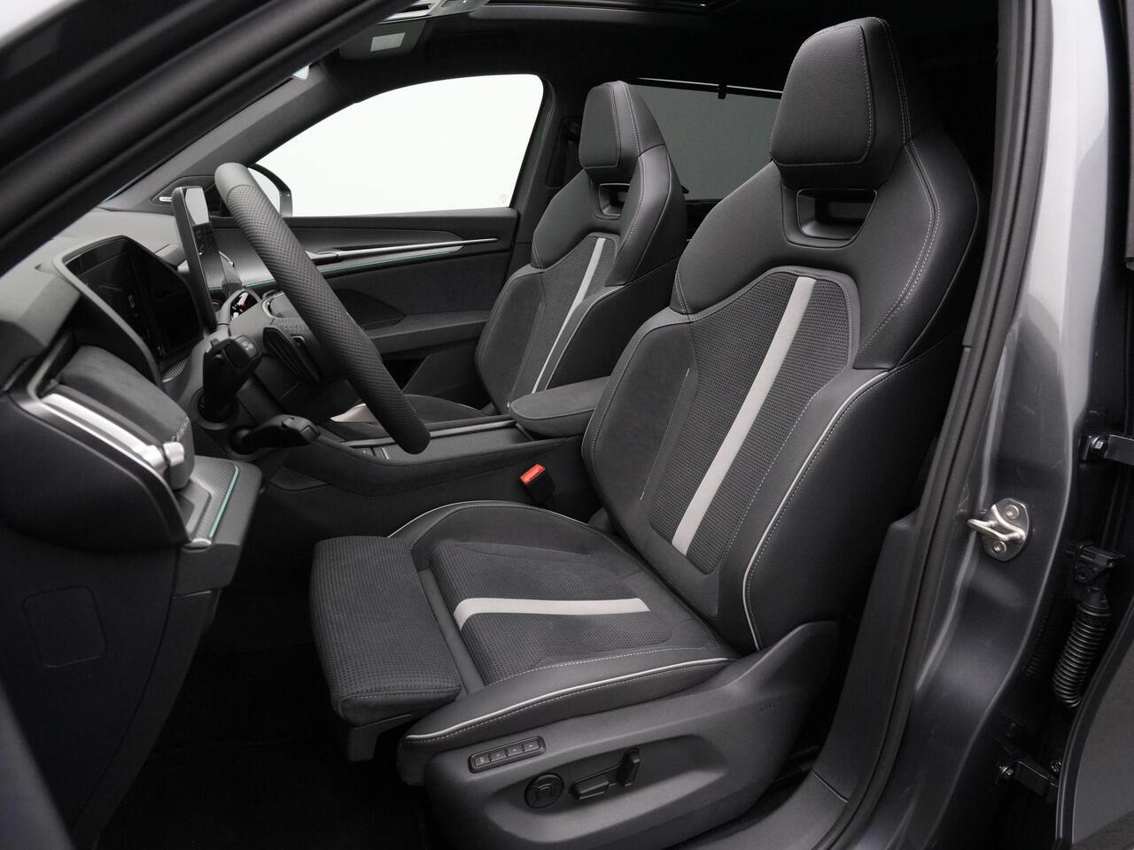 Skoda Kodiaq 1.5 TSI iV 204 pk DSG Sportline Business | Panoramadak | Geheugenstoelen | Adaptief onderstel | Head-up display | Canton | 360 camera | Matrix LED | Stuur-/achterbankverwarming