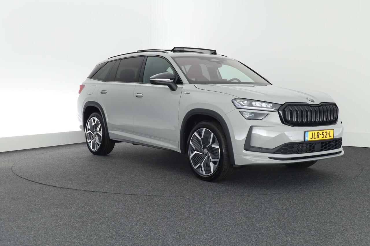 Skoda Kodiaq 1.5 TSI 204pk PHEV Sportline Business Trekhaak Camera Memory Keyless Stoelverwarming Virtual Cockpit Navigatie Panoramadak