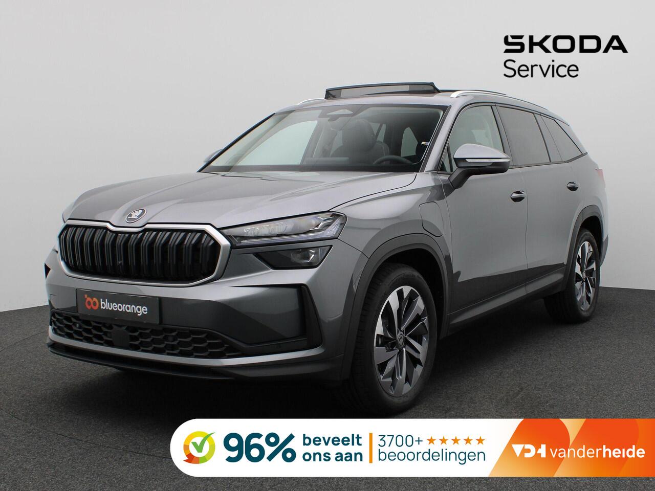 Skoda Kodiaq 1.5 TSI PHEV Business Edition Plus 204PK DSG Pano-Schuifdak, Trekhaak, Matrix LED-verlichting, Keyless, Side Assist, Memorystoel, Virtual Pedal, 19" LM Velgen