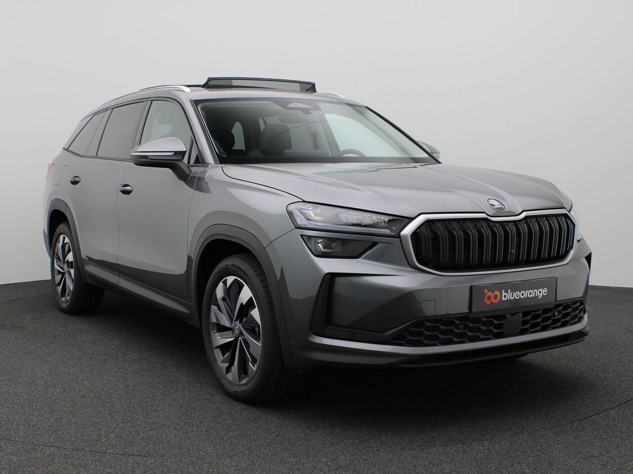 Skoda Kodiaq 1.5 TSI PHEV Business Edition Plus 204PK DSG Pano-Schuifdak, Trekhaak, Matrix LED-verlichting, Keyless, Side Assist, Memorystoel, Virtual Pedal, 19" LM Velgen