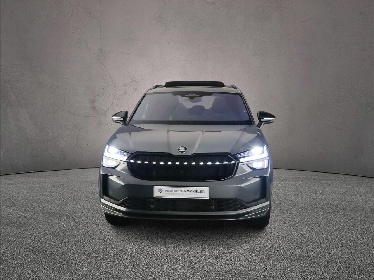 Skoda Kodiaq Sportline Business 1.5 TSI PHEV 204pk DSG Automaat Trekhaak, Panoramadak, Adaptive cruise control, Achteruitrijcamera, LED matrix koplampen, Elektrische achterklep