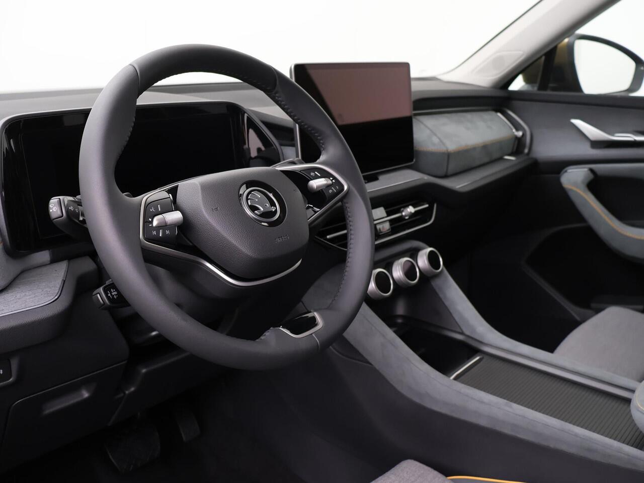 Skoda Kodiaq Business Edition 1.5 TSI 150 pk DSG ¦koda Kodiaq Business Edition 1.5 TSI m-HEV 150 pk DSG | Automaat | Elektrische achterklep | Navigatie | Adaptieve cruise control | 19'' Lichtmetalen velgen |