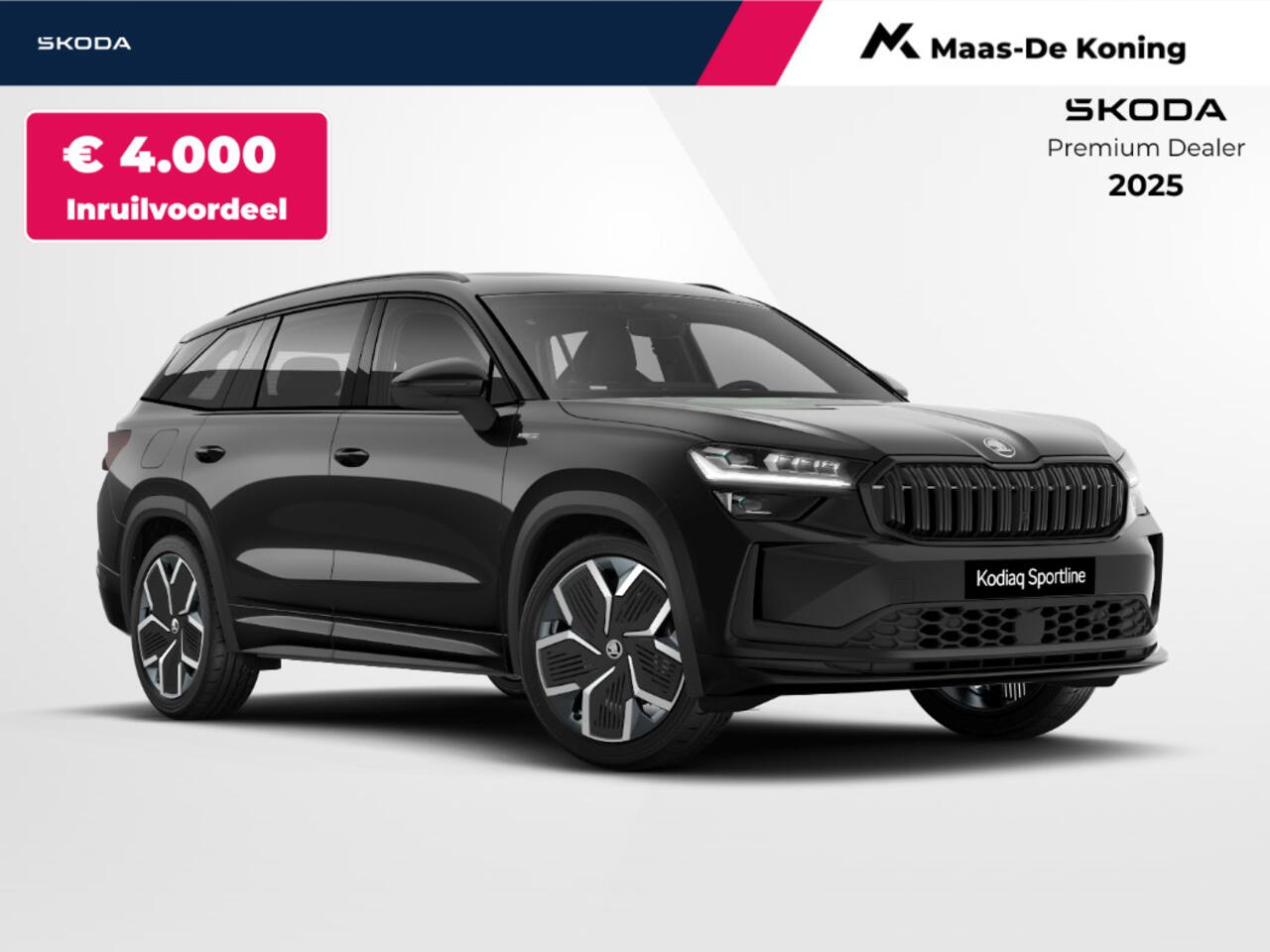 Skoda Kodiaq Sportline Business 1.5 TSI PHEV 150 kW / 204 PK SU V | 20'' Lichtmetalen Velgen | Panorama dak | 4000,- inruilvoordeel!!