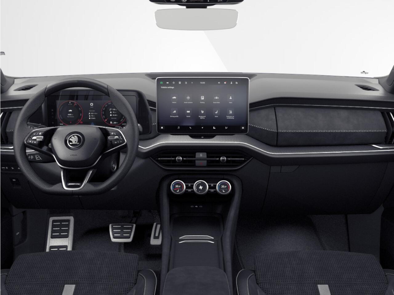 Skoda Kodiaq Sportline Business 1.5 TSI PHEV 150 kW / 204 PK SU V | 20'' Lichtmetalen Velgen | Panorama dak | 4000,- inruilvoordeel!!