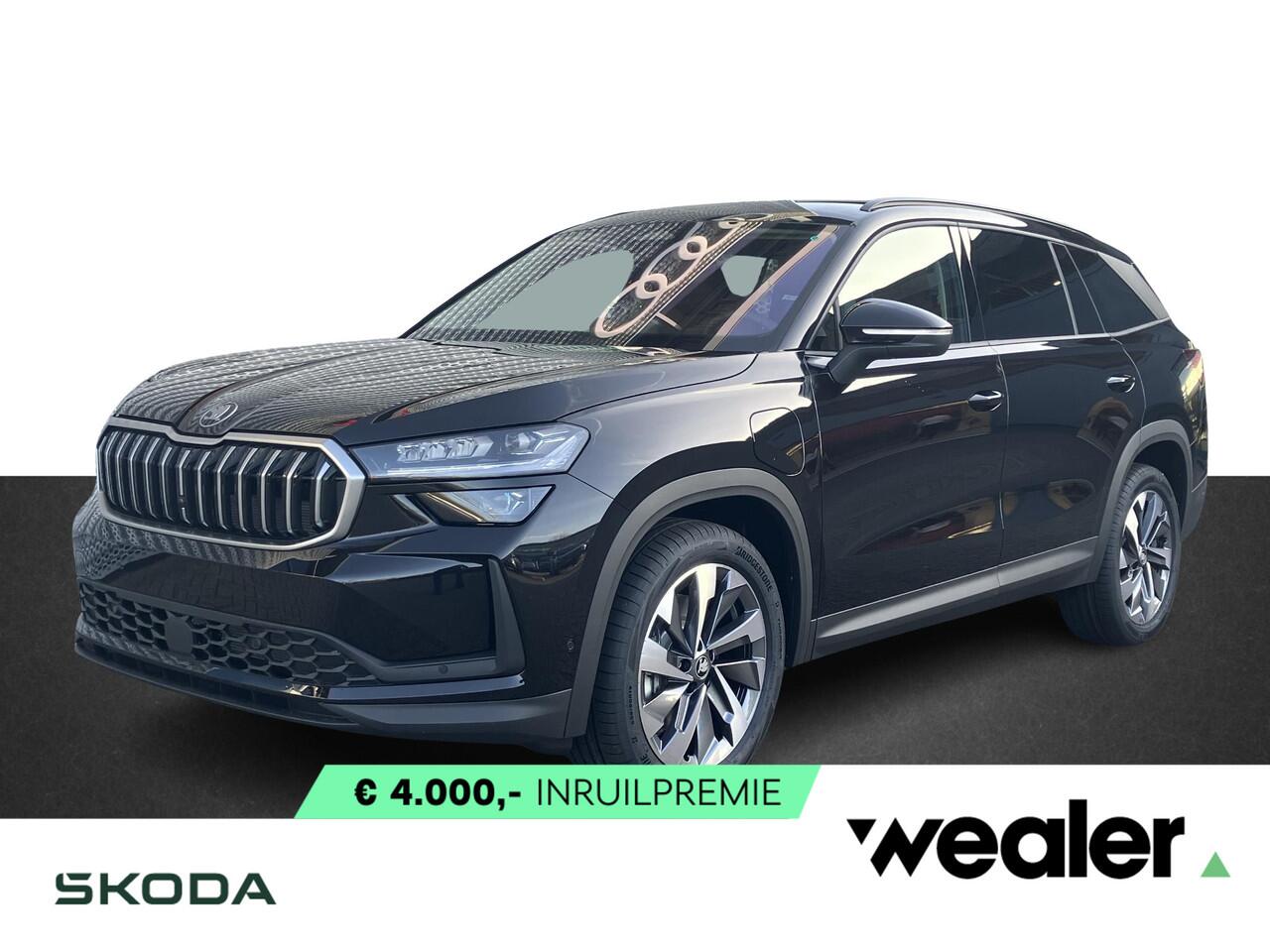 Skoda Kodiaq Business Edition 1.5 TSI PHEV 204 PK | Trekhaak | Cognac Leder | 19" lichtmetalen velgen | LED Matrix | 360 graden camera |
